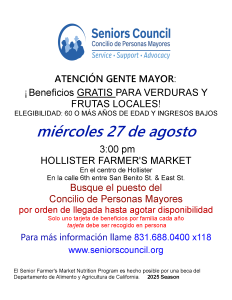 2025 Hollister farmers market poster_Spa